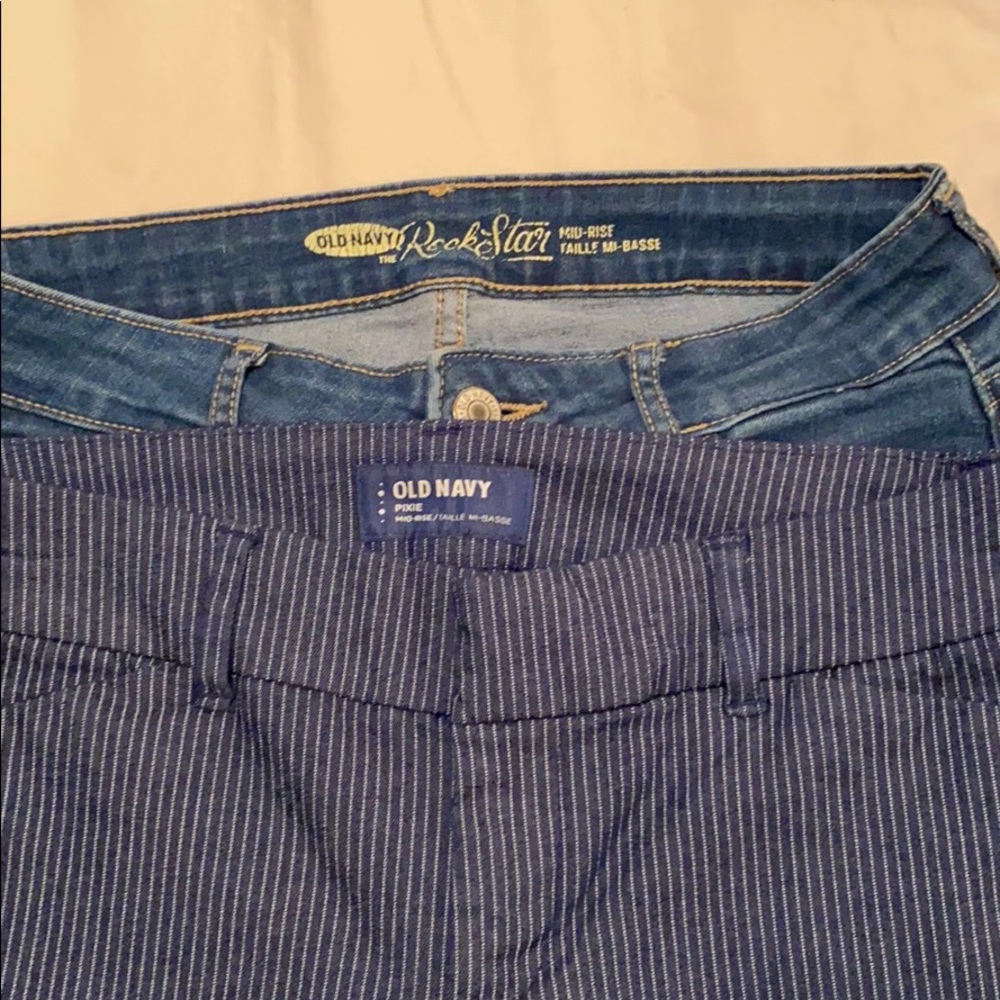 4 pairs!!!women jeans Old navy
